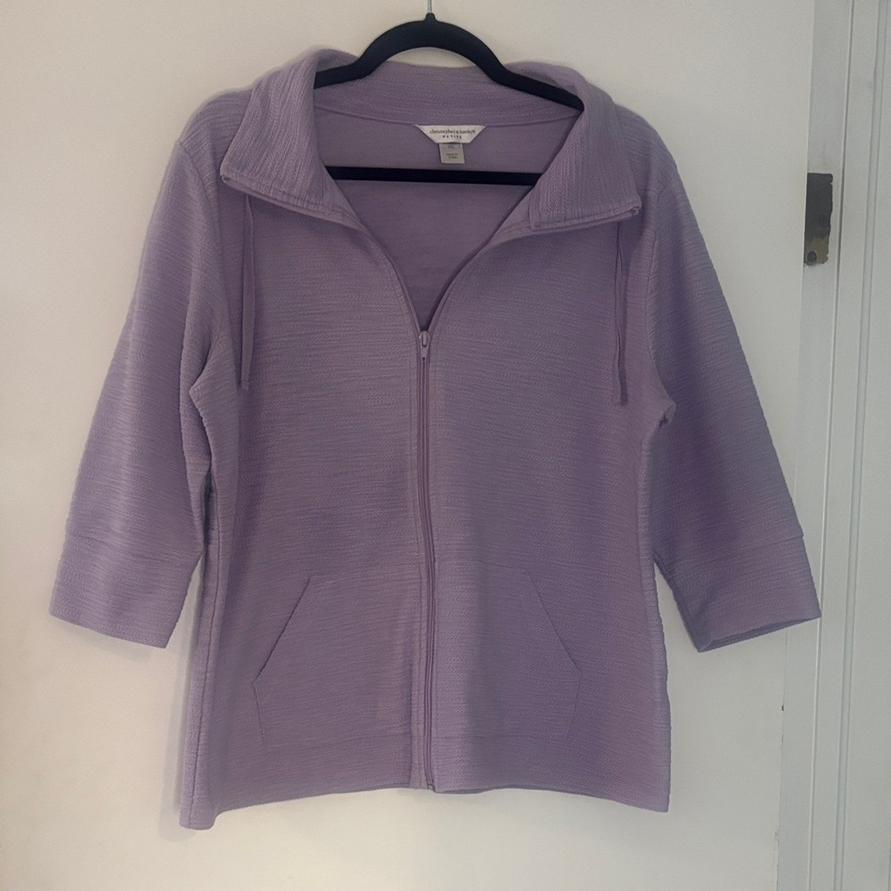 Christopher & Banks Light Purple Petite Top